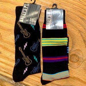 Two pairs size 10-13 “men’s” #crew #dress-socks